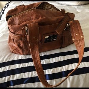 Carmel faux leather Jessica Simpson purse